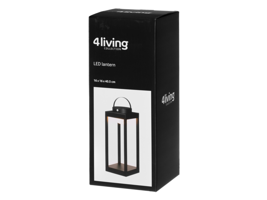 Kynttilälyhty LED 4-Living Musta 40,5 cmproduct image #3